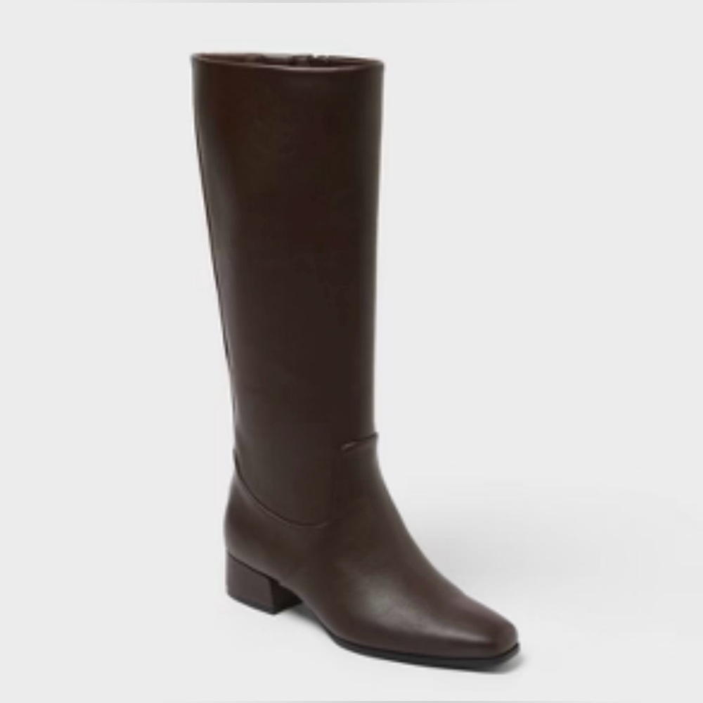 NWOT Target Universal Thread Calf-High Chocolate … - image 1